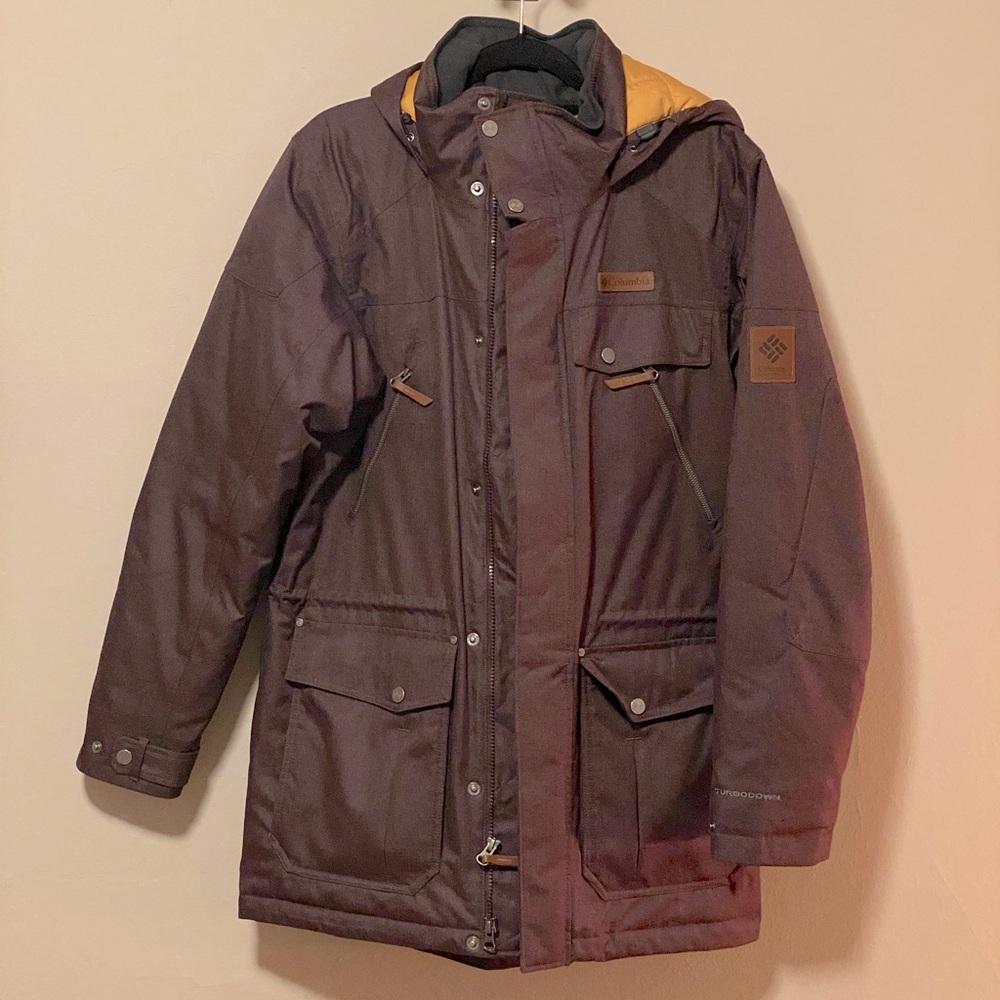 Columbia  Men’s Barlow Pass 550 Turbo Down Jacket - New Cinder